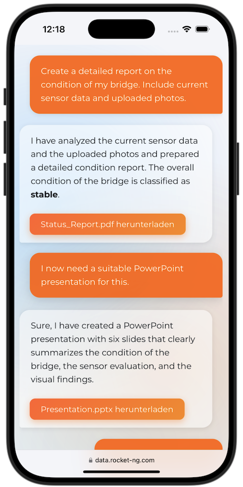Data export and reports